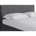 Modus Furniture Elora Wood and Velvet Upholstered Bed in Jet and Charcoal  PRKSA  Image 2