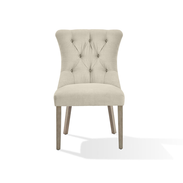 Modus Ethan Upholstered Dining Chair in Sand Dollar LinenImage 2