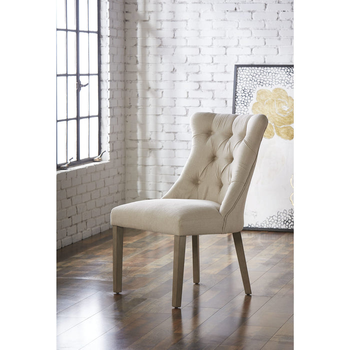 Modus Ethan Upholstered Dining Chair in Sand Dollar LinenMain Image