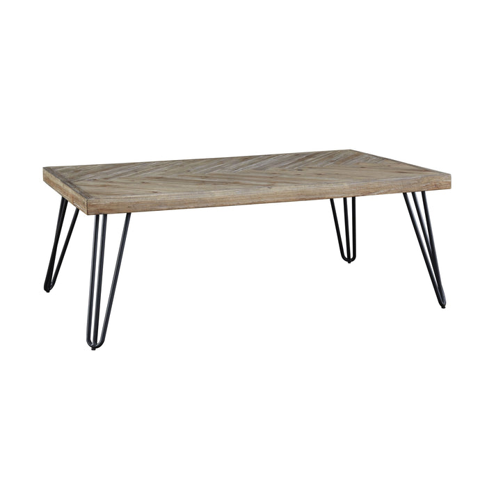 Modus Everson Solid Fir Coffee Table in Sand DollarImage 4