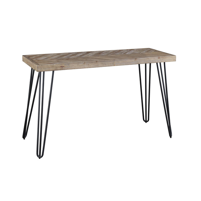 Modus Everson Solid Fir Console Table in Sand DollarImage 4