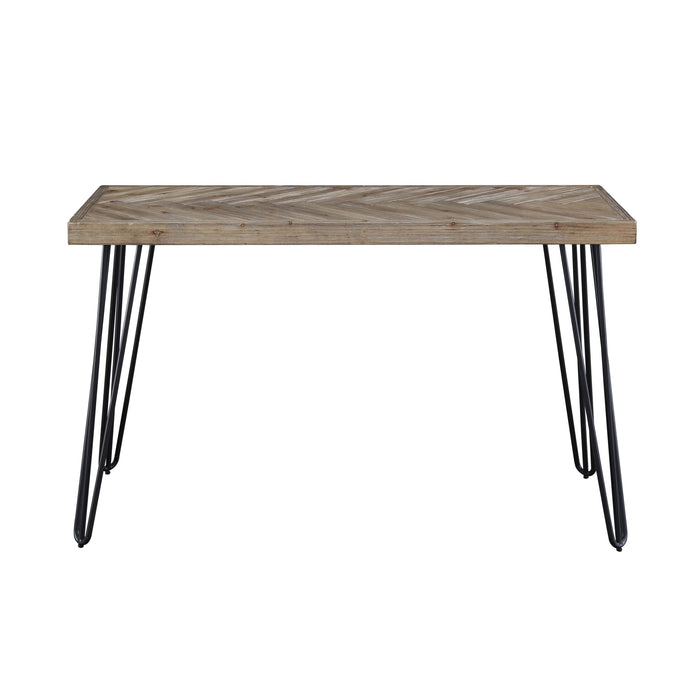 Modus Everson Solid Fir Console Table in Sand DollarImage 5