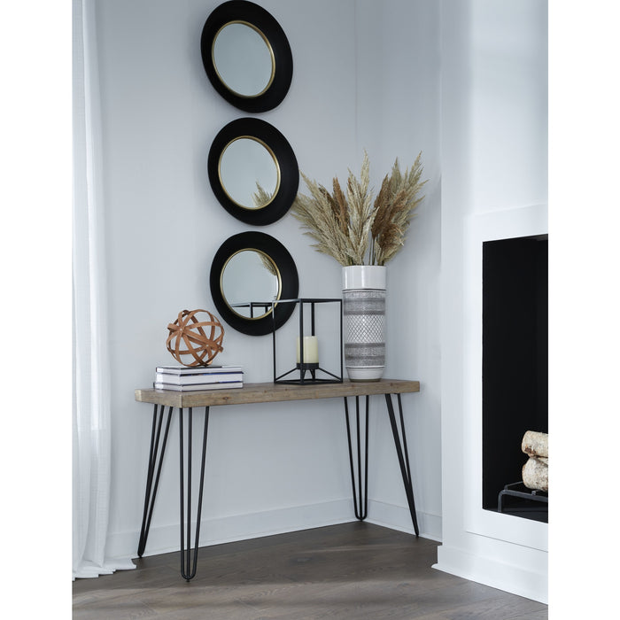 Modus Everson Solid Fir Console Table in Sand DollarMain Image