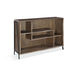 Modus Finch Wood and Metal Accent Bookcase in Buckwheat and Antique BronzeImage 4