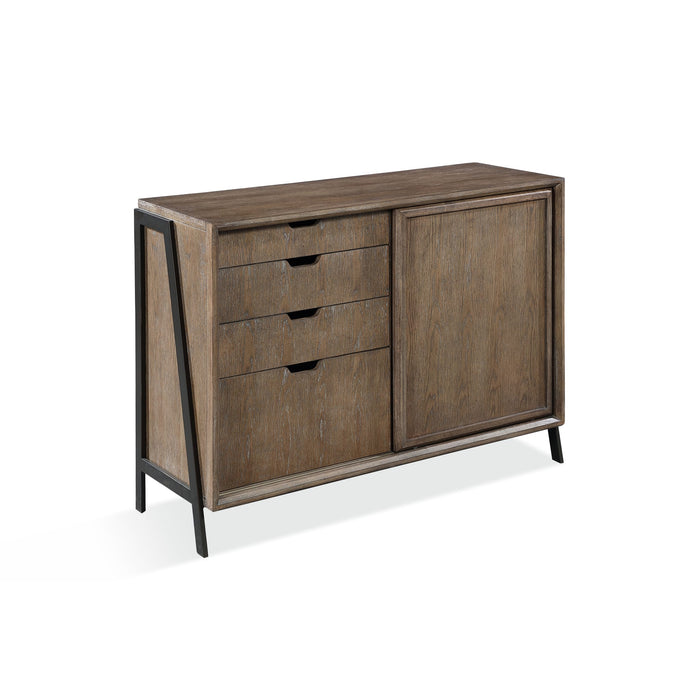 Modus Finch Wood and Metal Credenza in Buckwheat and Antique BronzeImage 6