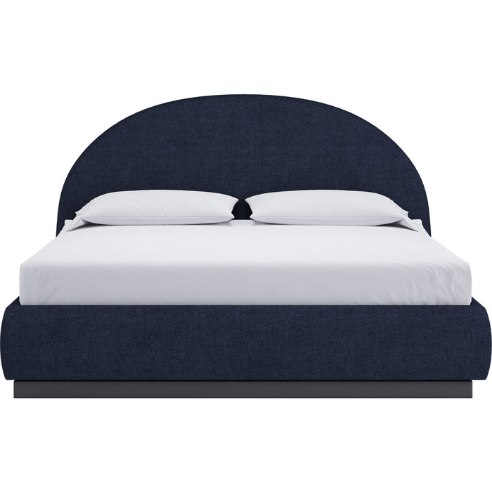 Modus Furniture Flex Upholstered Bed in Blue Jeans Chenille (2026)  SRXMJ  Image 4