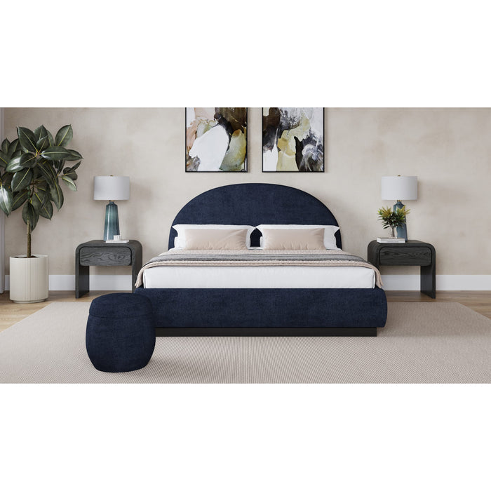 Modus Furniture Flex Upholstered Bed in Blue Jeans Chenille (2026)  SRXMJ  Main Image