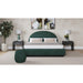 Modus Furniture Flex Upholstered Bed in Emerald Chenille  SRWKH  Image 1