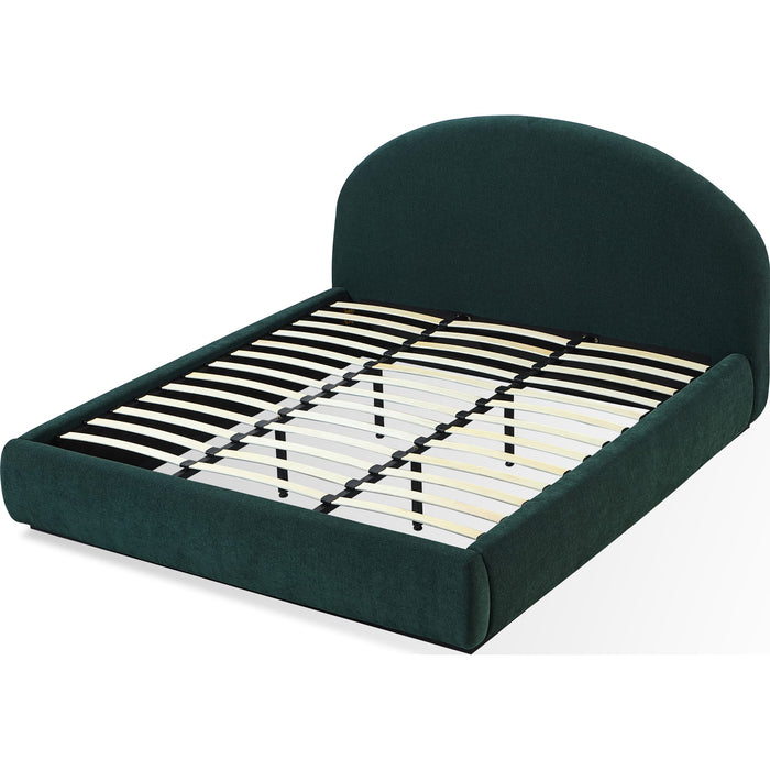 Modus Furniture Flex Upholstered Bed in Emerald Chenille  SRWKH  Image 8