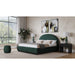 Modus Furniture Flex Upholstered Bed in Emerald Chenille  SRWKH  Main Image