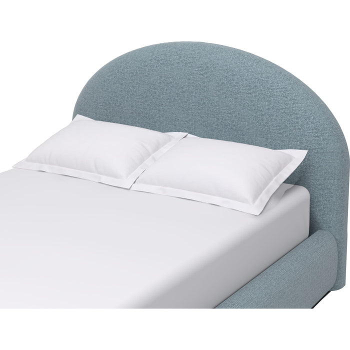 Modus Furniture Flex Upholstered Bed in Harbor Mist Chenille  SR8XH  Image 3
