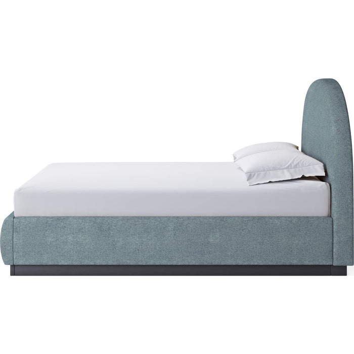 Modus Furniture Flex Upholstered Bed in Harbor Mist Chenille  SR8XH  Image 4