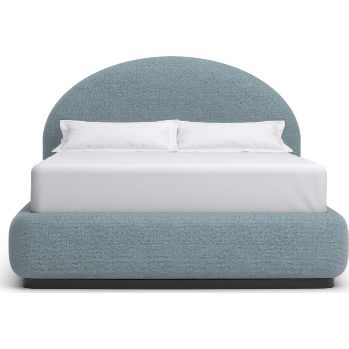 Modus Furniture Flex Upholstered Bed in Harbor Mist Chenille  SR8XH  Image 6