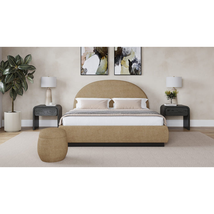 Modus Furniture Flex Upholstered Bed in Porcini Chenille  SRXLH  Image 1