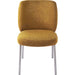 Modus Furniture Fomo Chenille upholstered Stainless Steel Base Dining Chair in Pineapple 655450468001 SWWU64 Image 1