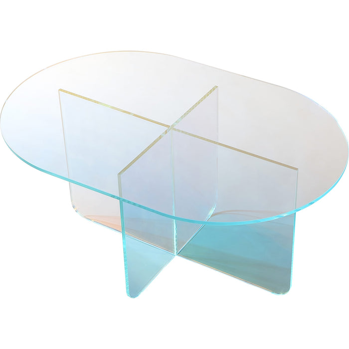 Modus Furniture Fomo Coffee Table in Iridescent Glass  655450465062 SSWN21 Image 2