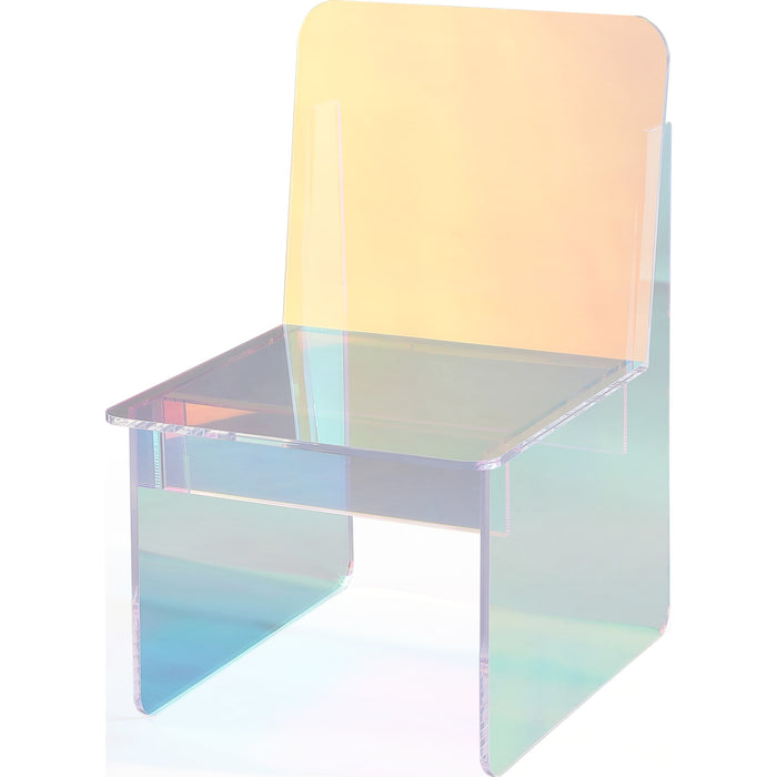 Modus Furniture Fomo Iridescent Acrylic Accent Chair 655450466748 SWWT63 Image 2