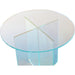 Modus Furniture Fomo Large End Table in Iridescent Glass 655450465192 SSWN22L Image 2