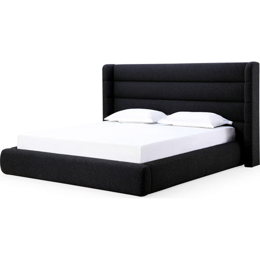 Modus Furniture Frank Upholstered Wingback Platform Bed in Ember Boucle (2026)  PCRWN  Image 1