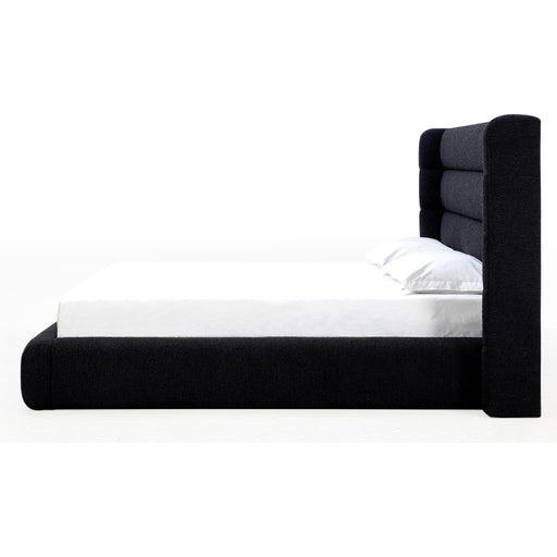 Modus Furniture Frank Upholstered Wingback Platform Bed in Ember Boucle (2026)  PCRWN  Image 2