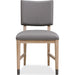 Modus Furniture Franklin Dining Chair in Au Natural and Gray Leather 655450393846 MXNK63 Image 2