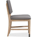 Modus Furniture Franklin Dining Chair in Au Natural and Gray Leather 655450393846 MXNK63 Image 4