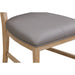 Modus Furniture Franklin Dining Chair in Au Natural and Gray Leather 655450393846 MXNK63 Image 5