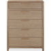 Modus Furniture Furano Five Drawer Ash Wood Chest in Ginger 655450441127 QDTW84 Image 2