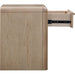 Modus Furniture Furano One Drawer One Shelf Ash Wood Nightstand in Ginger 655450441073 QDTW81 Image 4