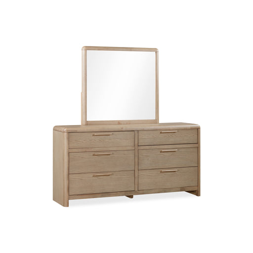 Modus Furano Six Drawer Ash Wood Dresser in Ginger Image 1