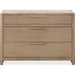Modus Furniture Furano Three Drawer Ash Wood Bachelor Chest in Ginger 655450441134 QDTW85 Image 2