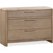 Modus Furniture Furano Three Drawer Ash Wood Bachelor Chest in Ginger 655450441134 QDTW85 Image 3