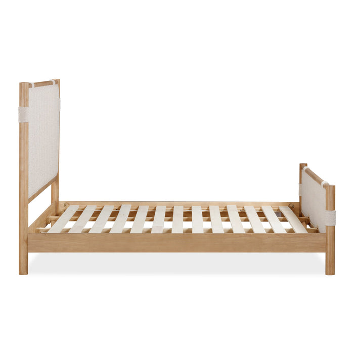 Modus Furano Upholstered Panel Bed in Ginger and Brun BoucleImage 5