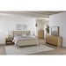 Modus Furniture Furano Upholstered Panel Bed in Ginger and Brun Boucle  QDTWJ  Image 2