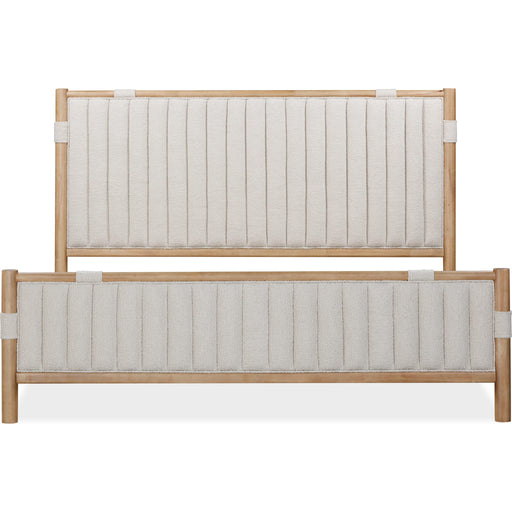 Modus Furniture Furano Upholstered Panel Bed in Ginger and Brun Boucle  QDTWJ  Image 6