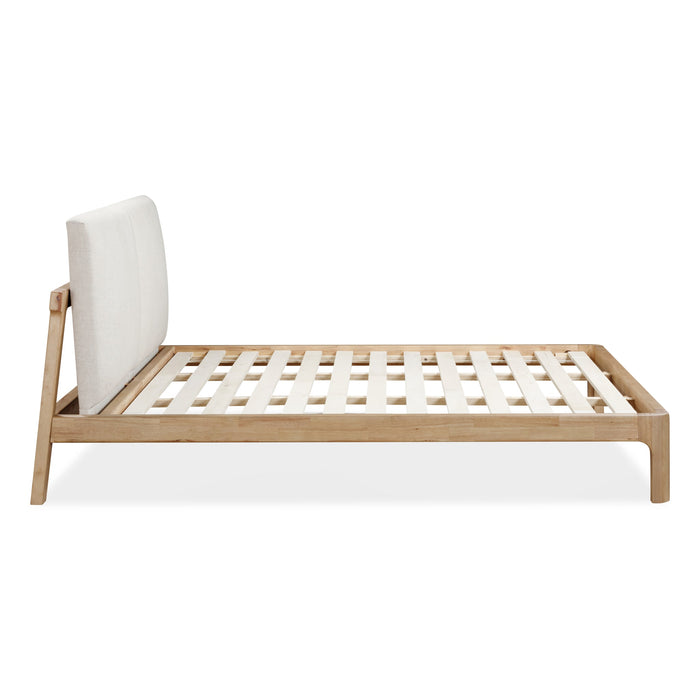 Modus Furano Upholstered Two Cushion Platform Bed in Ginger and Natural LinenImage 5