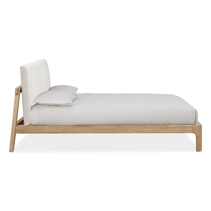Modus Furano Upholstered Two Cushion Platform Bed in Ginger and Natural LinenImage 2