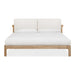 Modus Furano Upholstered Two Cushion Platform Bed in Ginger and Natural LinenMain Image