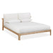Modus Furano Upholstered Two Cushion Platform Bed in Ginger and Natural LinenImage 1