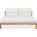 Modus Furniture Furano Upholstered Two Cushion Platform Bed in Ginger and Natural Linen  QDTWK  Image 3
