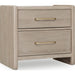 Modus Furniture Gardenia 2 Drawer Oak Wood Nightstand in Chai 655450465673 SDTK81 Image 1