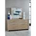 Modus Furniture Gardenia Beveled Glass Wall or Dresser Mirror in Chai 655450465697 SDTK83 Image 1
