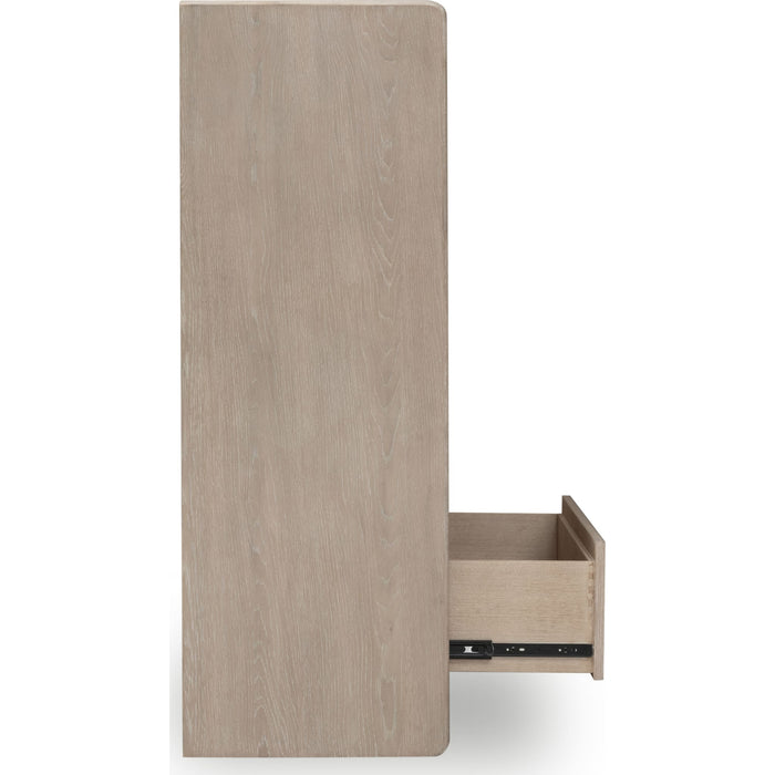 Modus Furniture Gardenia Five Drawer Oak Wood Chest in Chai 655450465703 SDTK84 Image 4