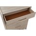 Modus Furniture Gardenia Five Drawer Oak Wood Chest in Chai 655450465703 SDTK84 Image 5