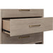 Modus Furniture Gardenia Five Drawer Oak Wood Chest in Chai 655450465703 SDTK84 Image 7