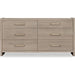 Modus Furniture Gardenia Six Drawer Oak Wood Dresser in Chai 655450465680 SDTK82 Image 11