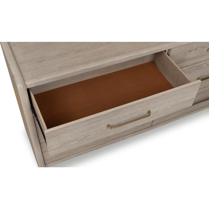 Modus Furniture Gardenia Six Drawer Oak Wood Dresser in Chai 655450465680 SDTK82 Image 5