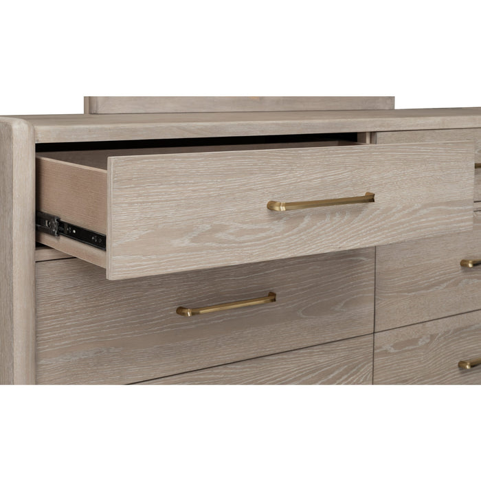 Modus Furniture Gardenia Six Drawer Oak Wood Dresser in Chai 655450465680 SDTK82 Image 7