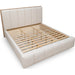 Modus Furniture Gardenia Wood Frame Upholstered Platform Bed in Cotton and Chai  SDTKH  Image 8