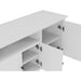 Modus Furniture Grace 74 Inch Four Door Entertainment Console in Snowfall 655450488771 PNRA26A Image 3